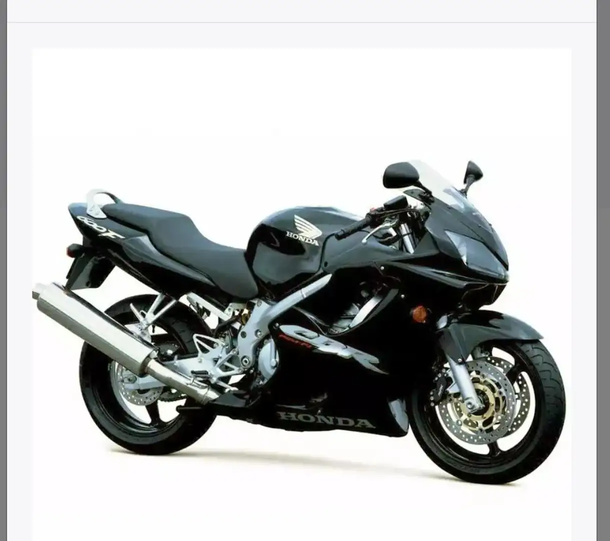 Honda CBR 600 Negro - 1