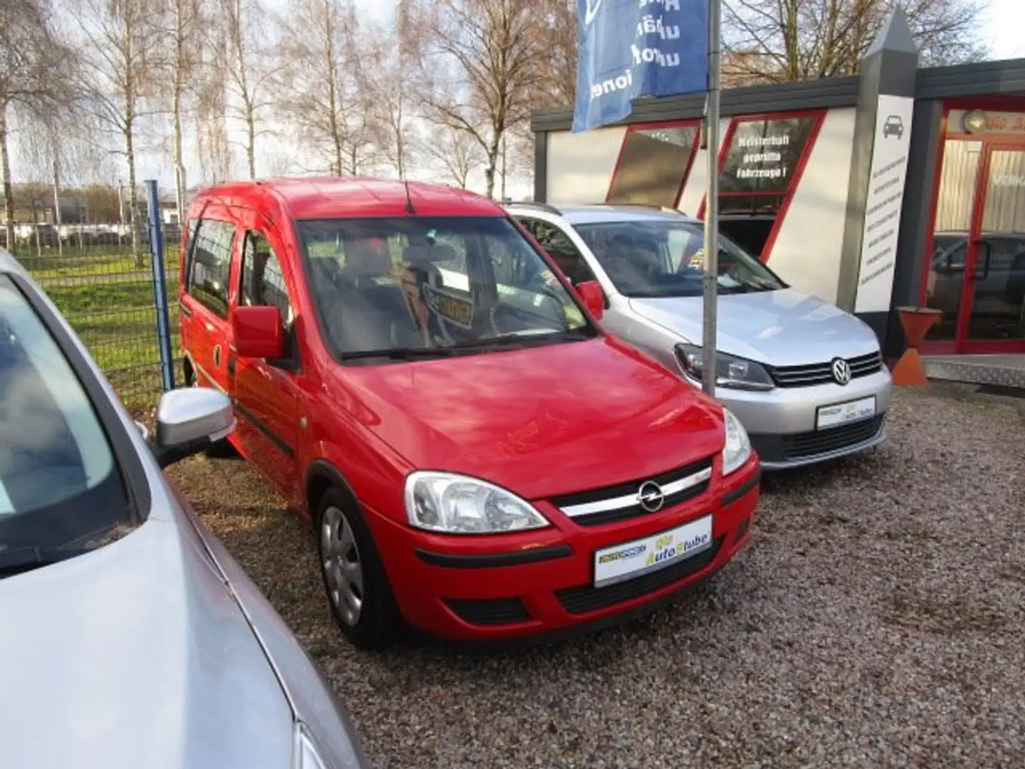 Opel Combo Edition Servo-Airbag-Color-ABS-Radio CD-5 Trg.! Rood - 2