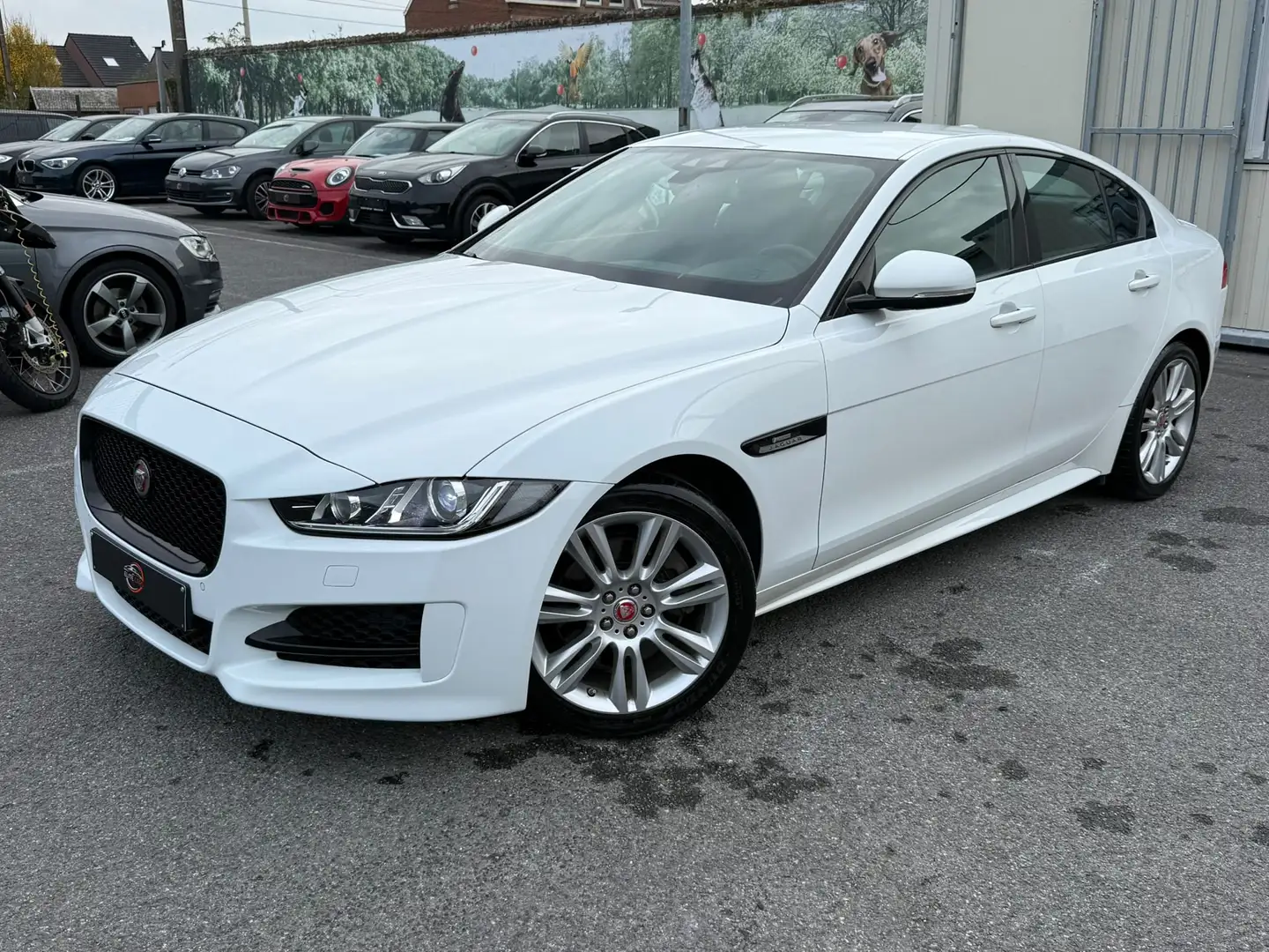 Jaguar XE 2.0 D AWD R-Sport / CUIR / AUTO / GPS / 1ERE MAIN Wit - 1