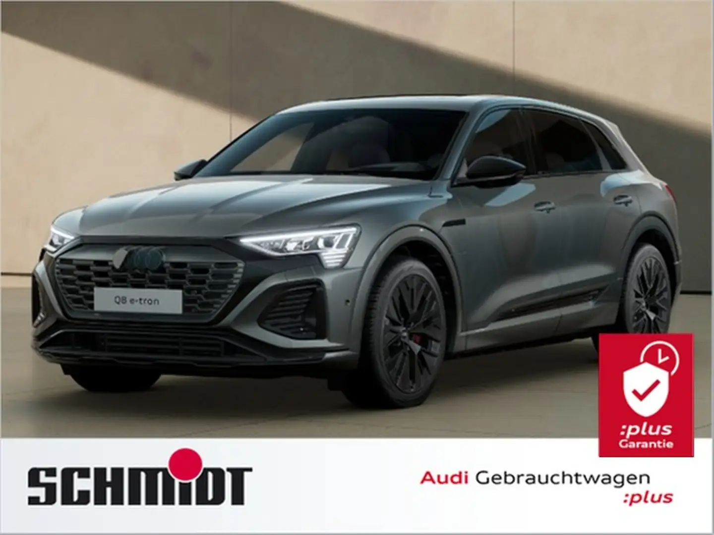 Audi Q8 e-tron 55 quattro S line Black Style Pano B&O AHK Matr... Grau - 1