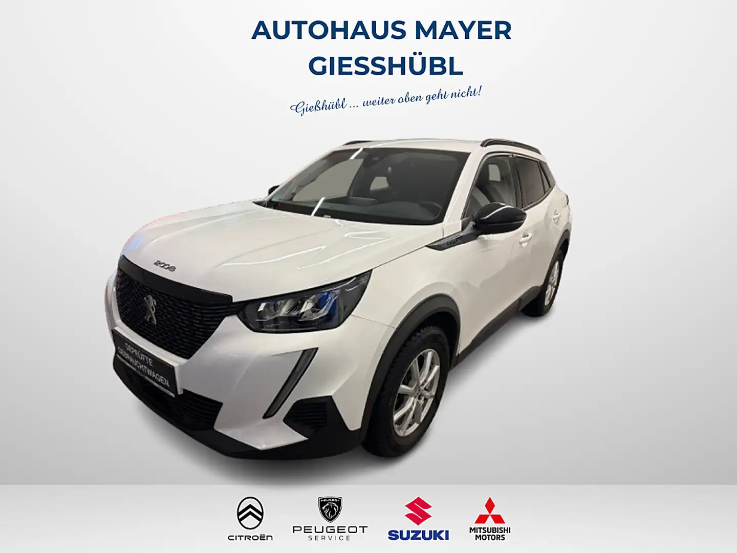 Peugeot 2008 PureTech 100 S&S Style 6-Gang-Manuell Weiß - 1