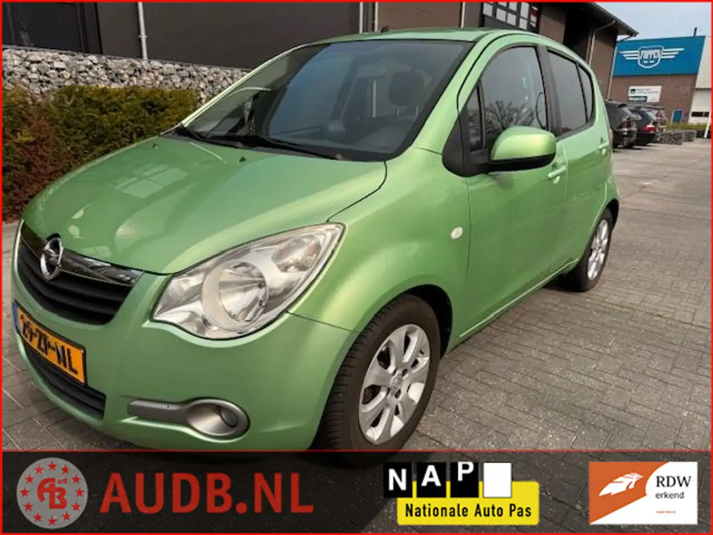 Opel Agila 1.2 Enjoy | SPORT VLG.|AIRCO| 177345KM NAP| APK TO Zelená - 1