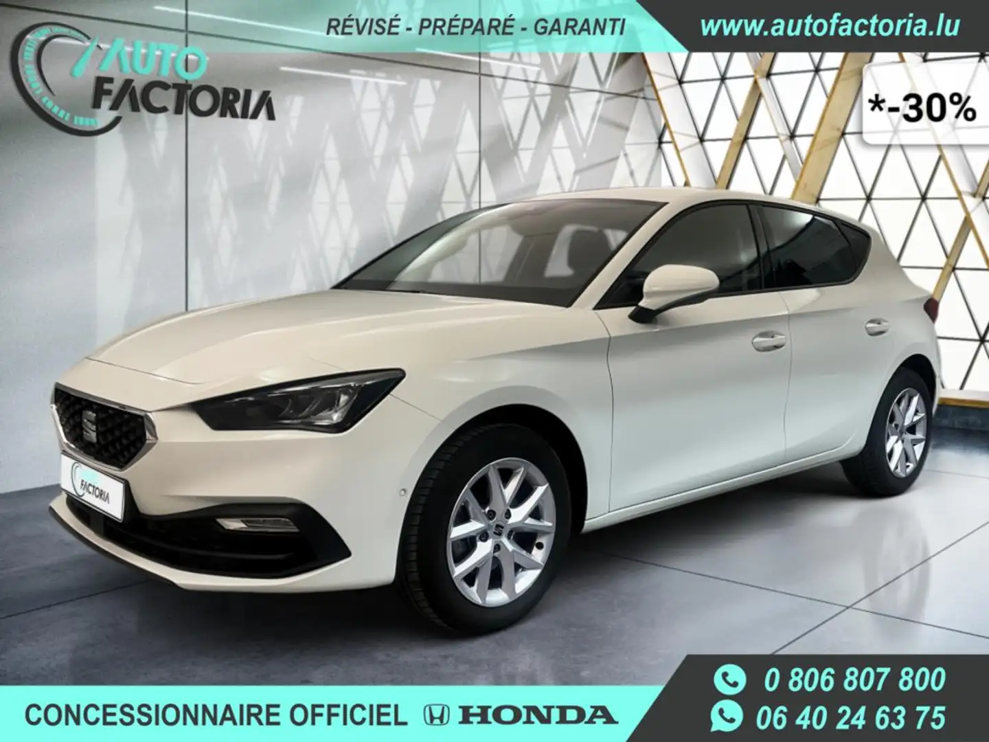 SEAT Leon -30% 1.5 TSI 130cv+MIRRORLINK+RADARS+LED+Options Beige - 1