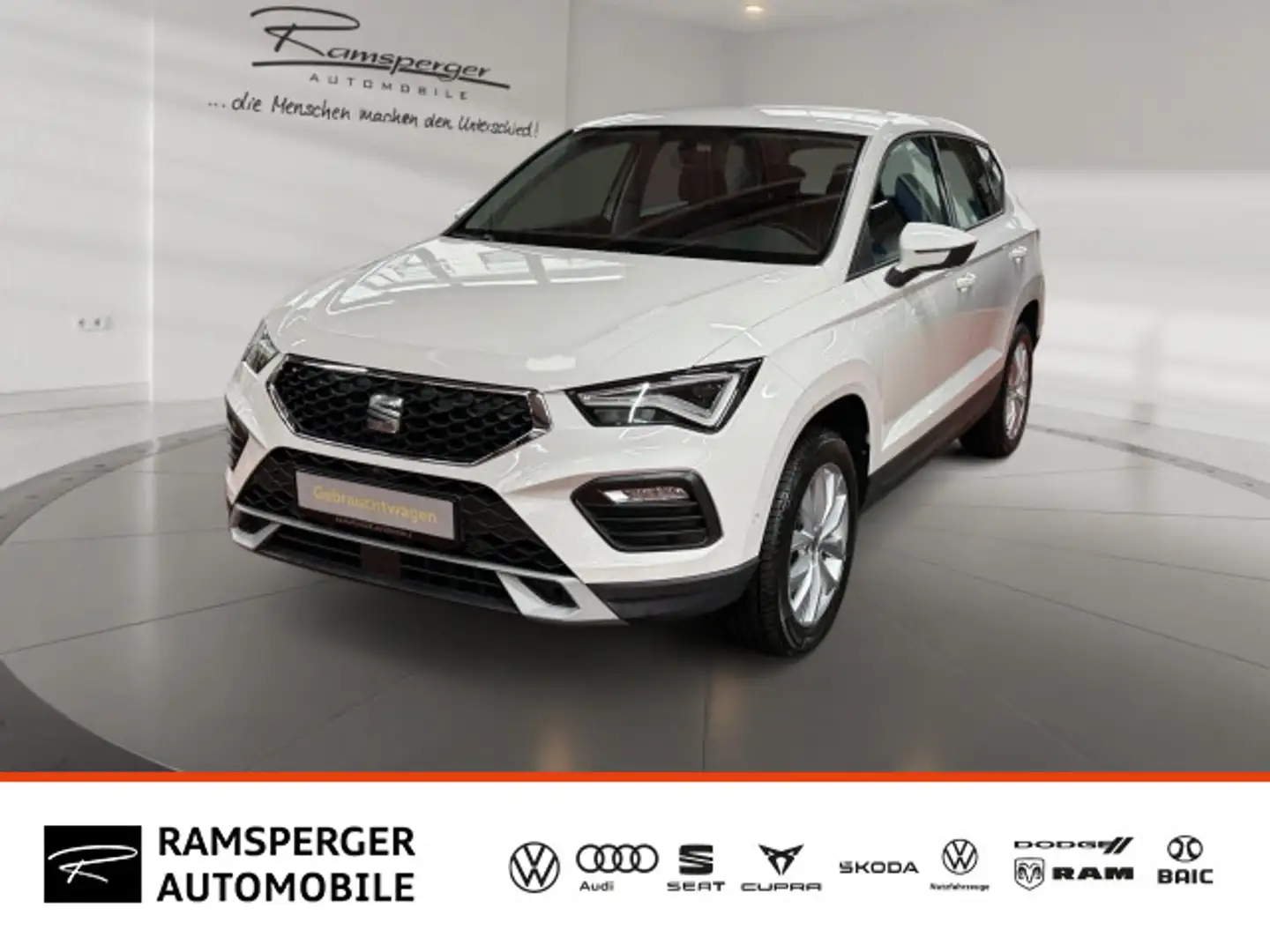 SEAT Ateca Style 1.5 TSI LED/360°/Navi/DAB/Assist/uvm Weiß - 1