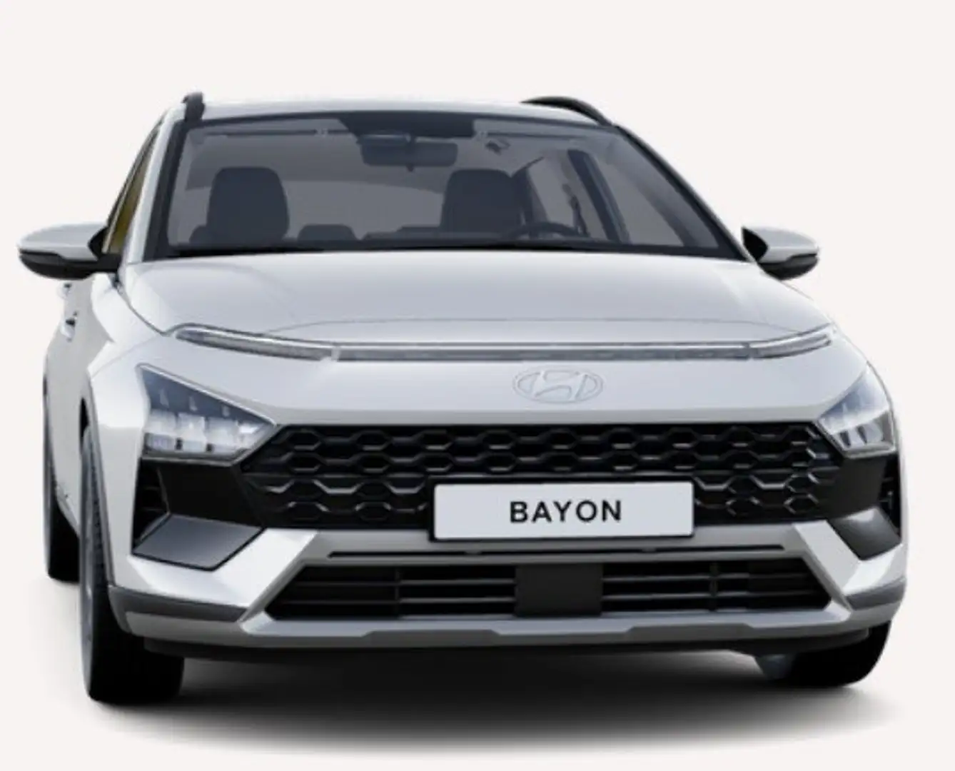 Hyundai BAYON T-GDI 100 Trend Plus Komfort-Paket, Navi Allwetter Wit - 1