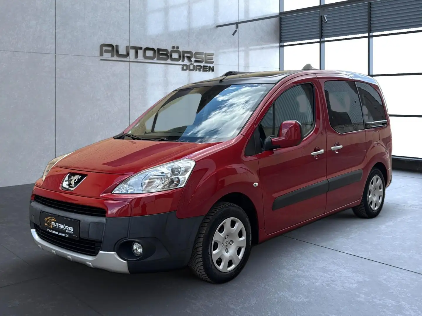 Peugeot Partner Family 1Hand/AHK/PDC Piros - 1