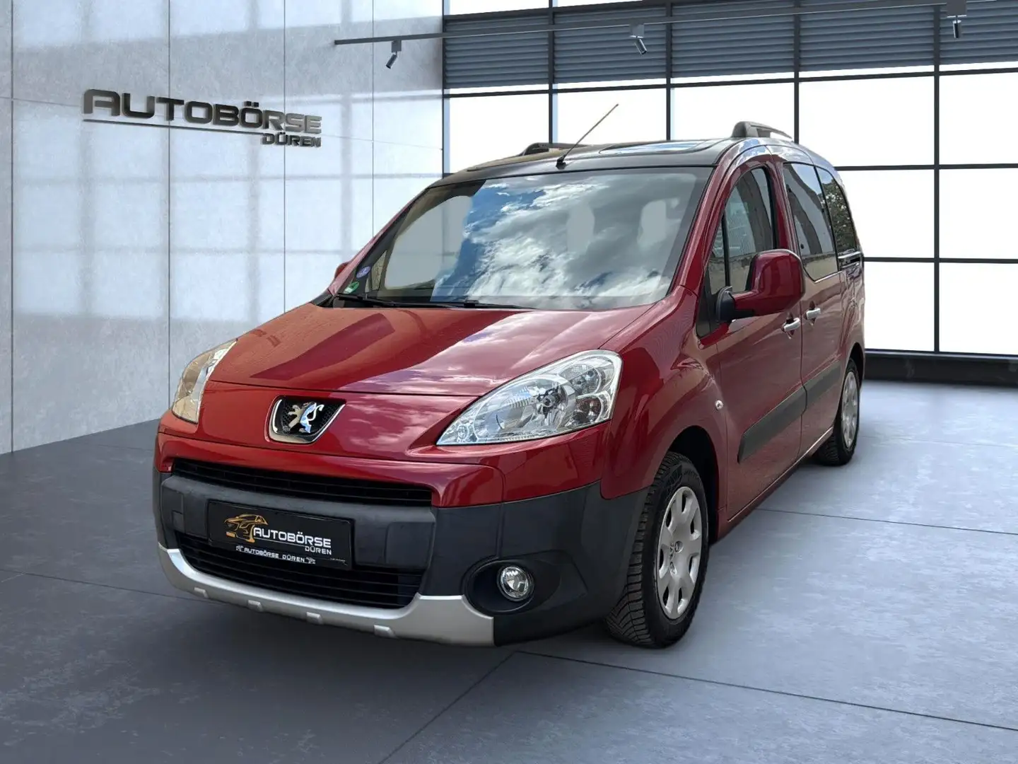 Peugeot Partner Family 1Hand/AHK/PDC Piros - 2