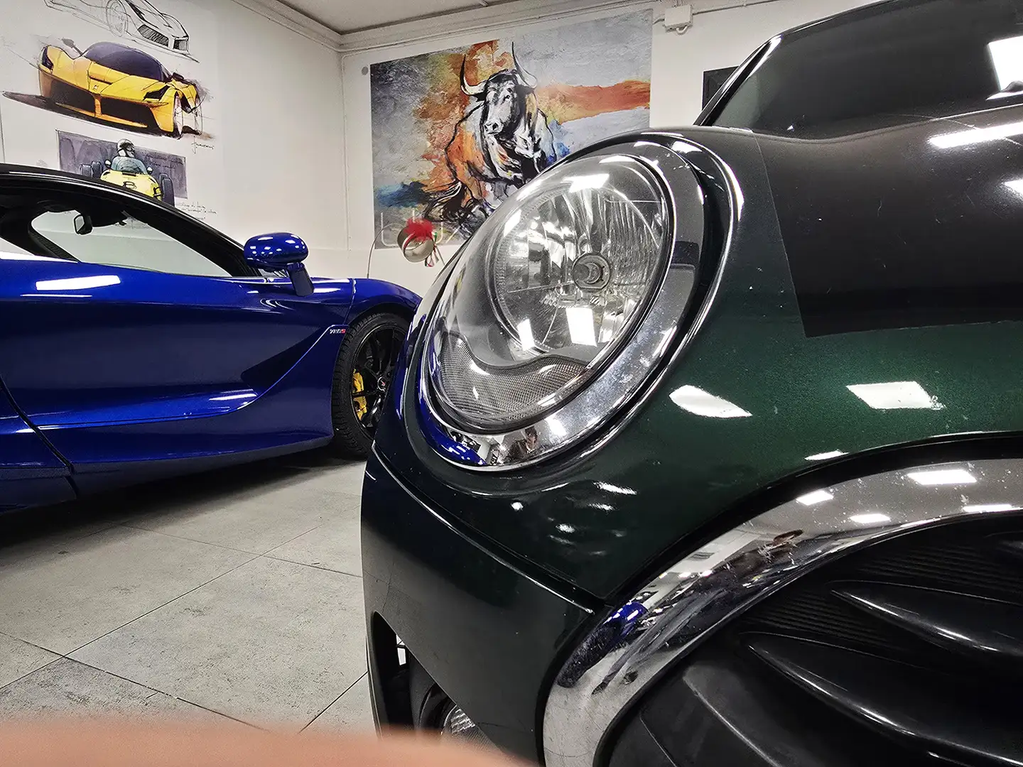 MINI One D Clubman 1.5 116CV VERDE INGLESE_KEYLESS_START STOP_TOP!! Vert - 2