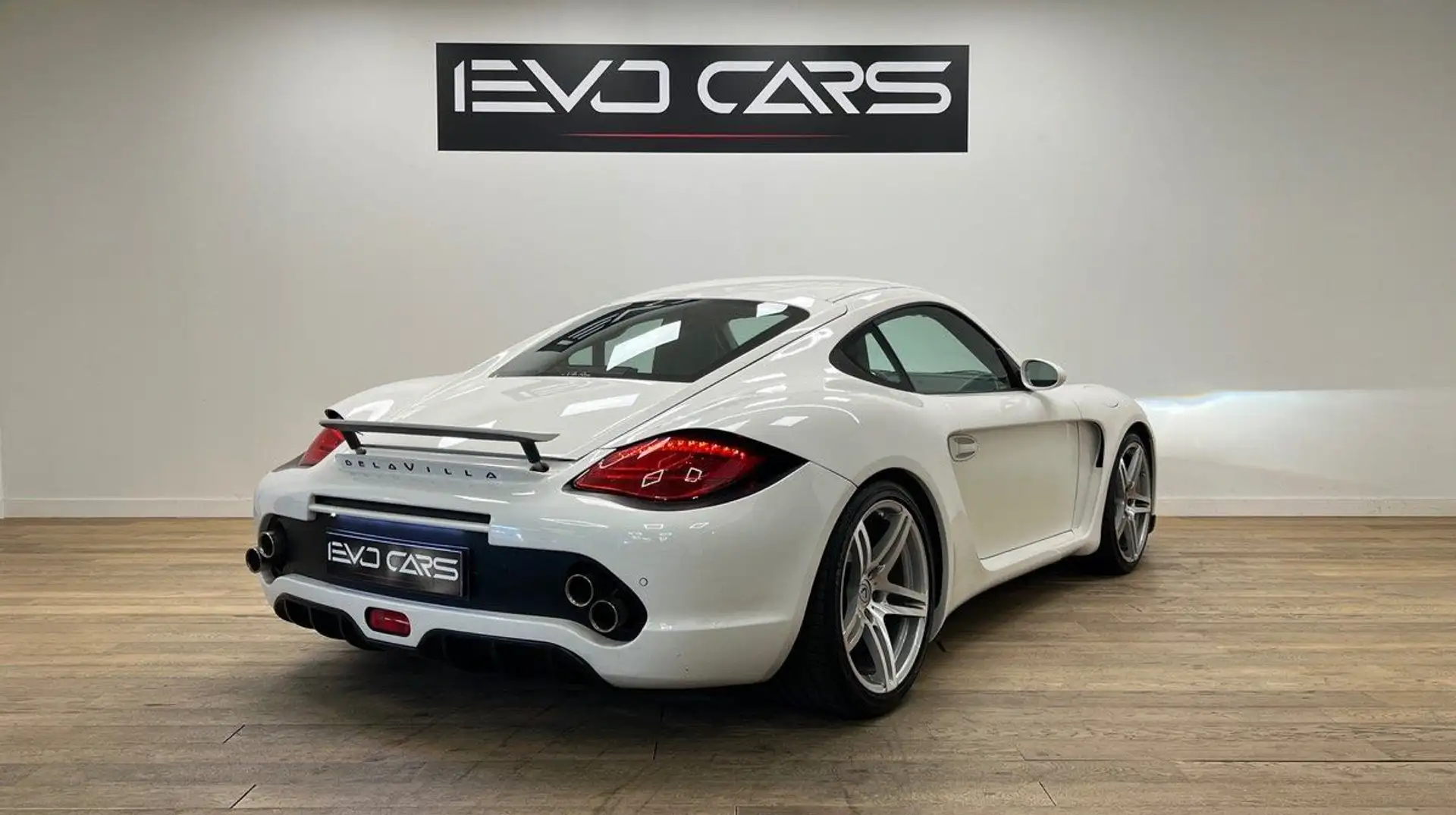 Porsche Cayman S DelaVilla R1 1/3 3.4 323 ch / GPS / Sièges AV ch Blanc - 2