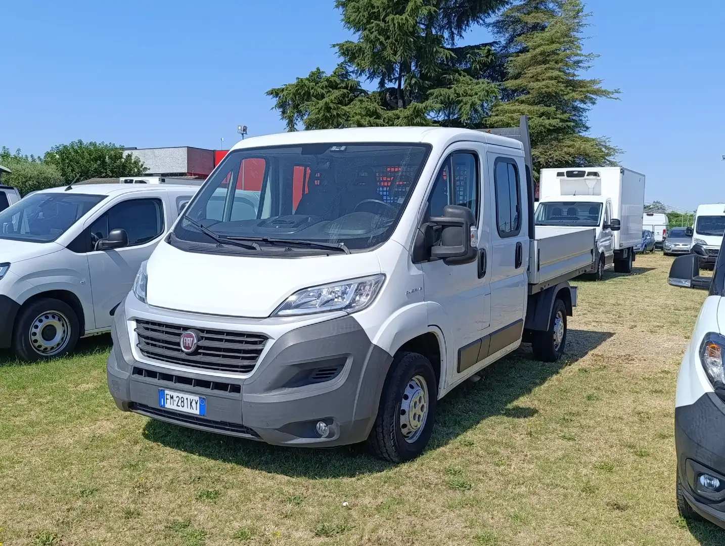 Fiat Ducato 35 2.0 MJT PM-DC Cassonato*DOBBIA GABINA* Bianco - 1