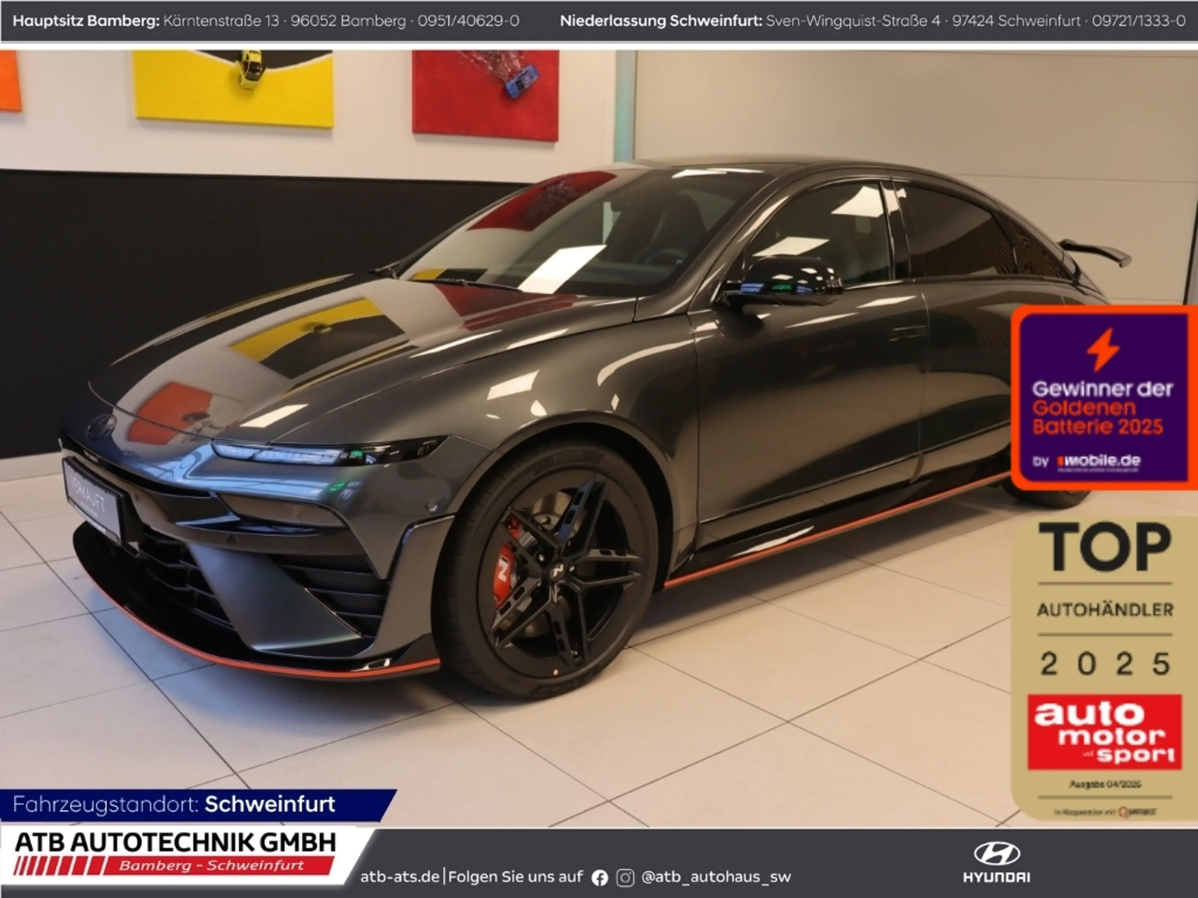 Hyundai IONIQ 6 84kWh 609PS 4WD Sitzpaket Panoramadach