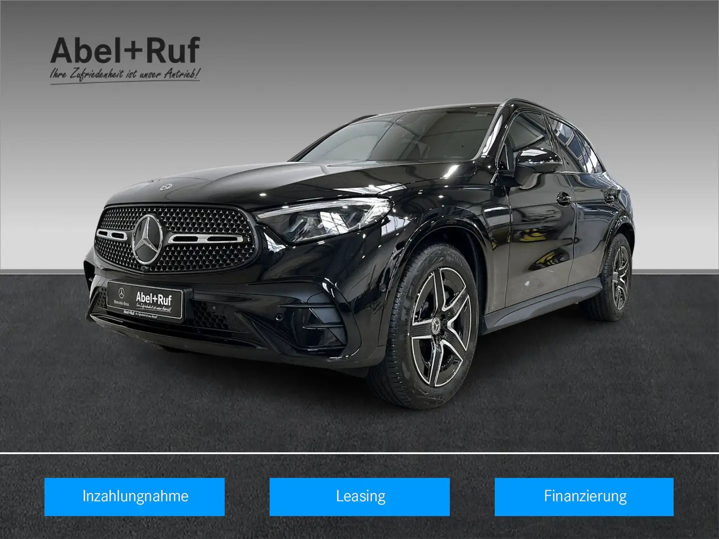 Mercedes-Benz GLC 220 d 4M AMG+DISTRO+NIGHT+LrHz+TotW+AHK+360° Schwarz - 1