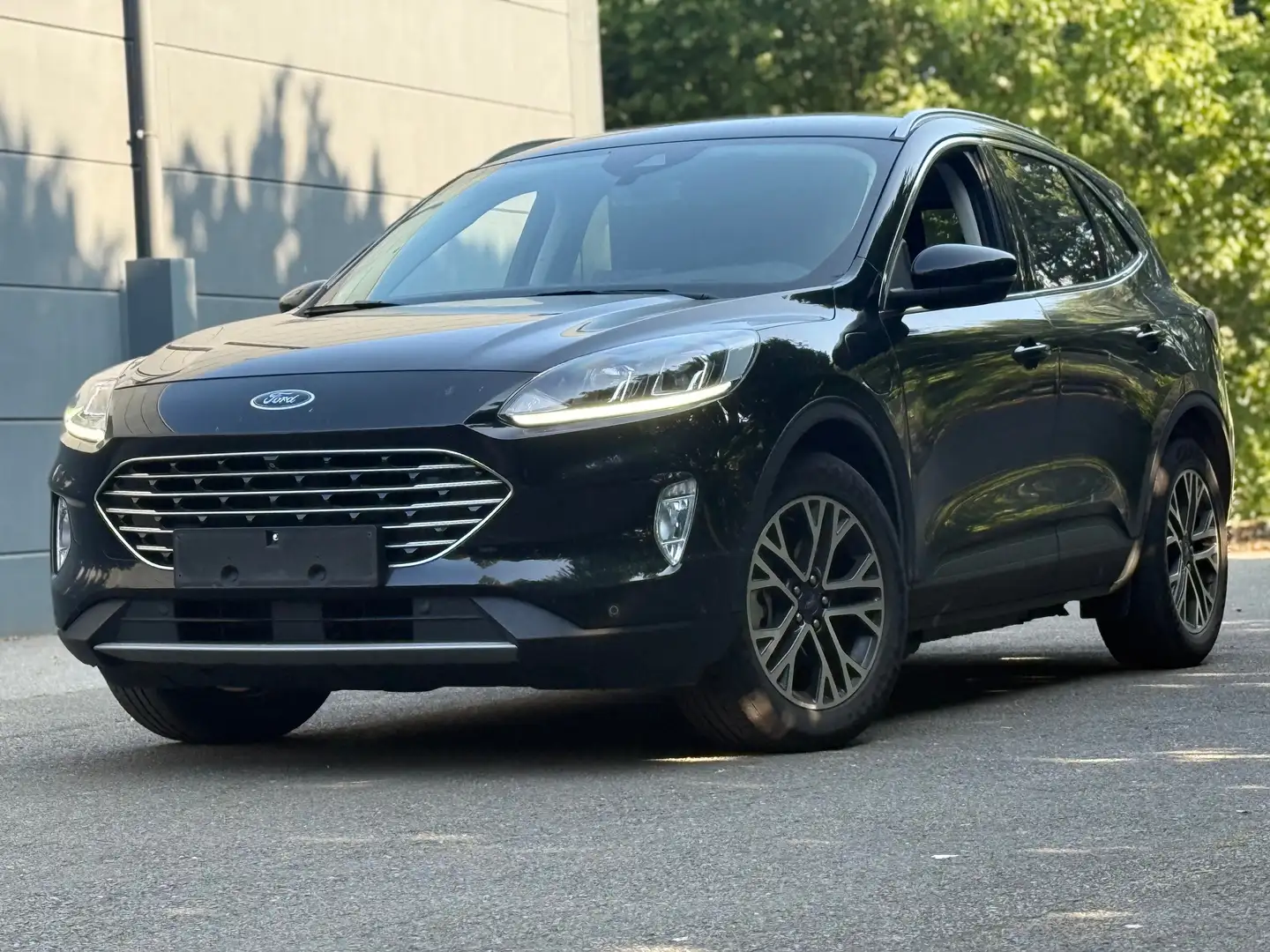 Ford Kuga 2.5 EcoBoost  PHEV Titanium-53000km-2021-plug in Zwart - 2