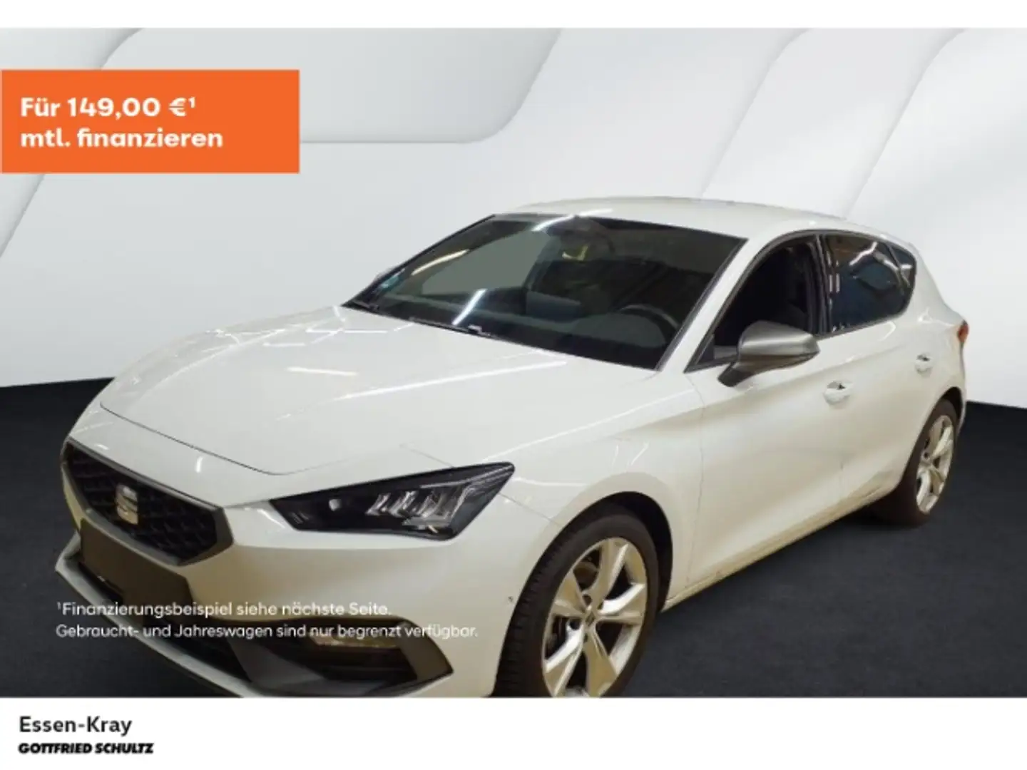 SEAT Leon FR 1.5 eTSI DSG LED Navi Kamera Sitzheizung Weiß - 1