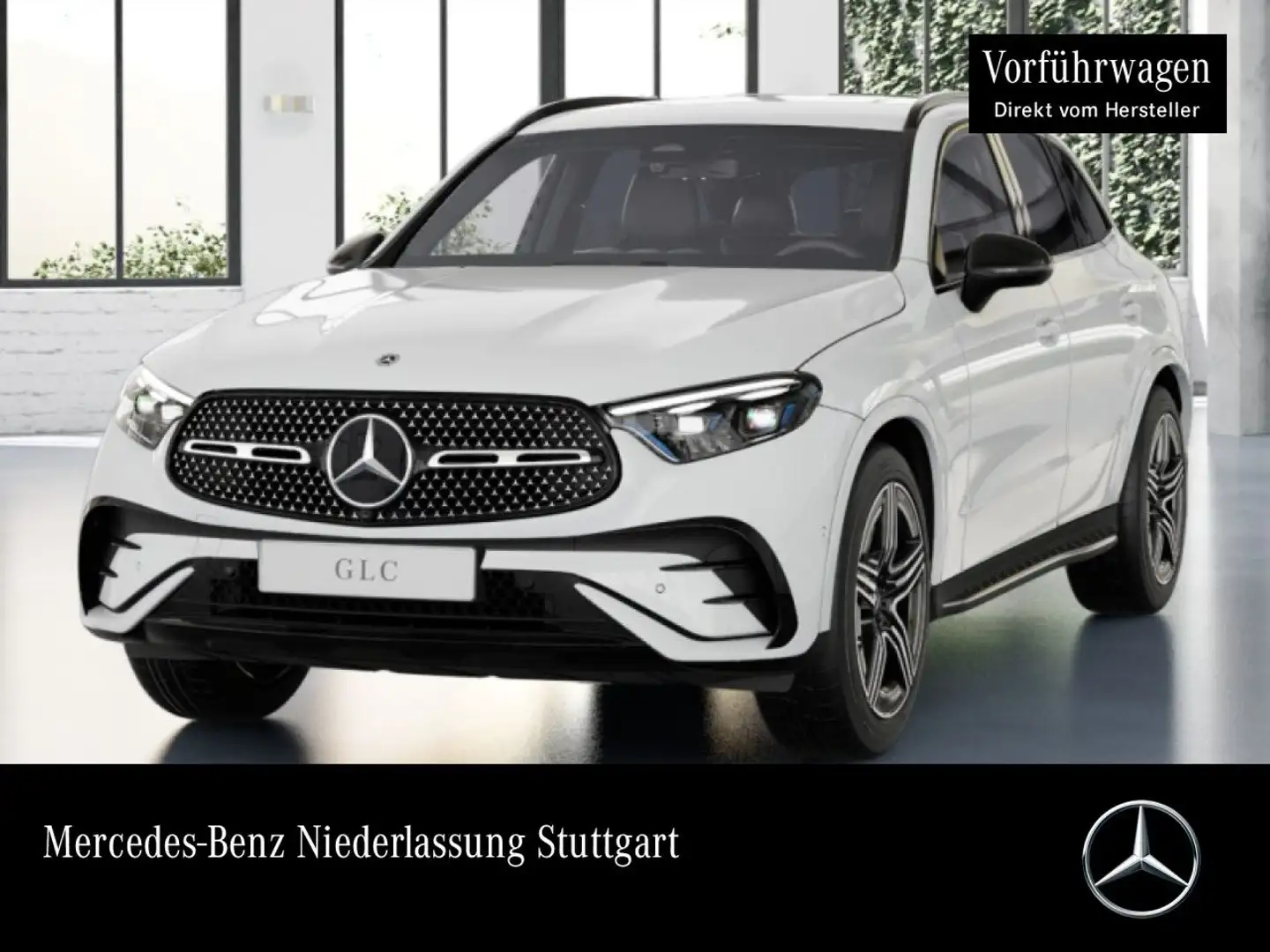 Mercedes-Benz GLC 220 d 4M AMG+NIGHT+AHK+KAMERA+TOTW+KEYLESS+9G Blanc - 1