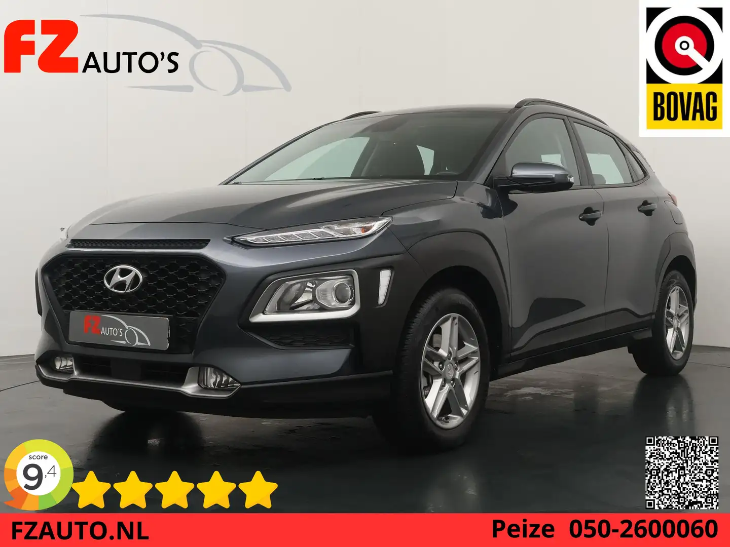 Hyundai KONA 1.0 T-GDI Comfort - Stoelverwarming - Apple Carpla Schwarz - 1