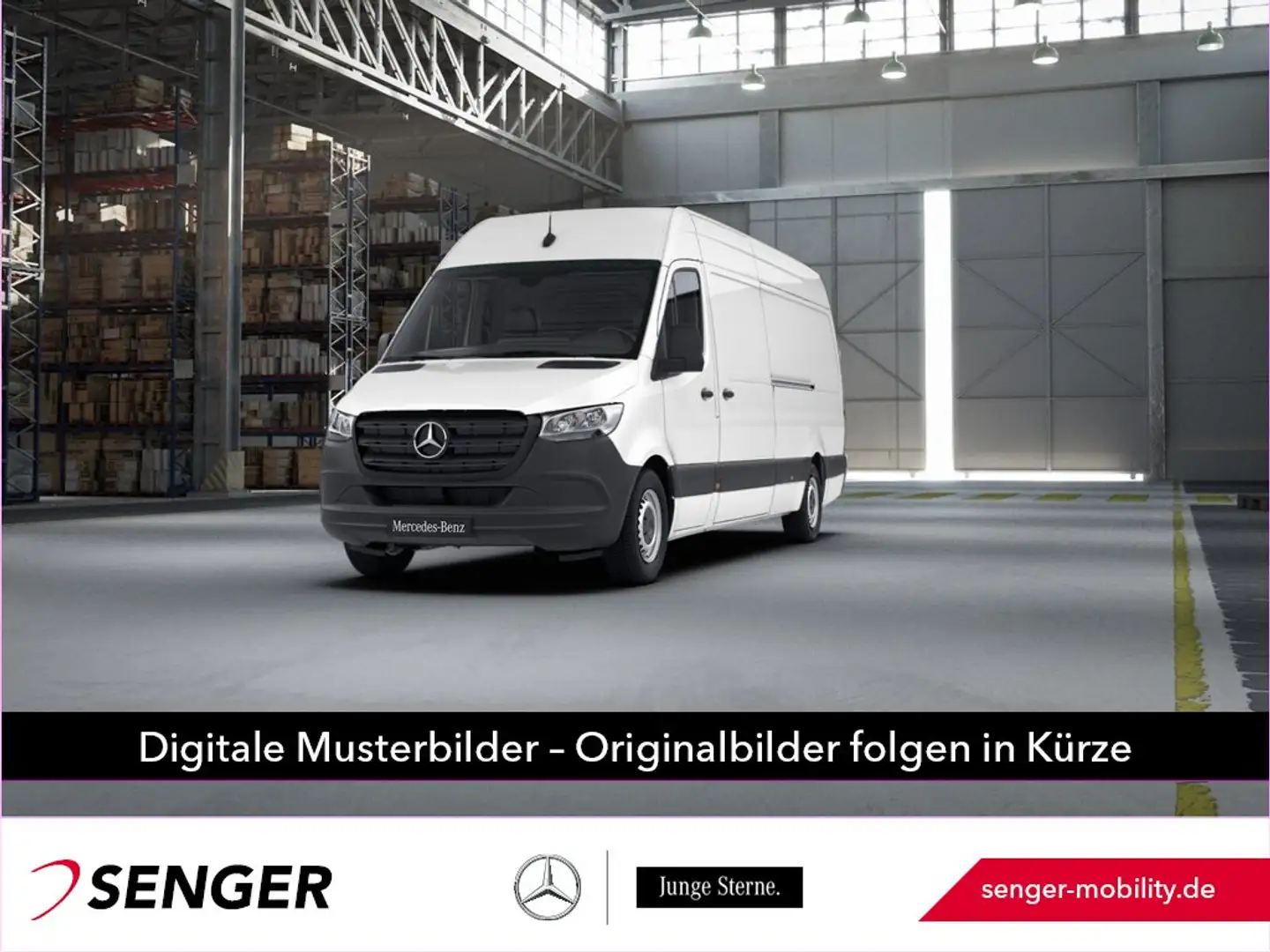 Mercedes-Benz Sprinter 314 CDI KA L3H2 MBUX Klima Kamera Holz Blanco - 1