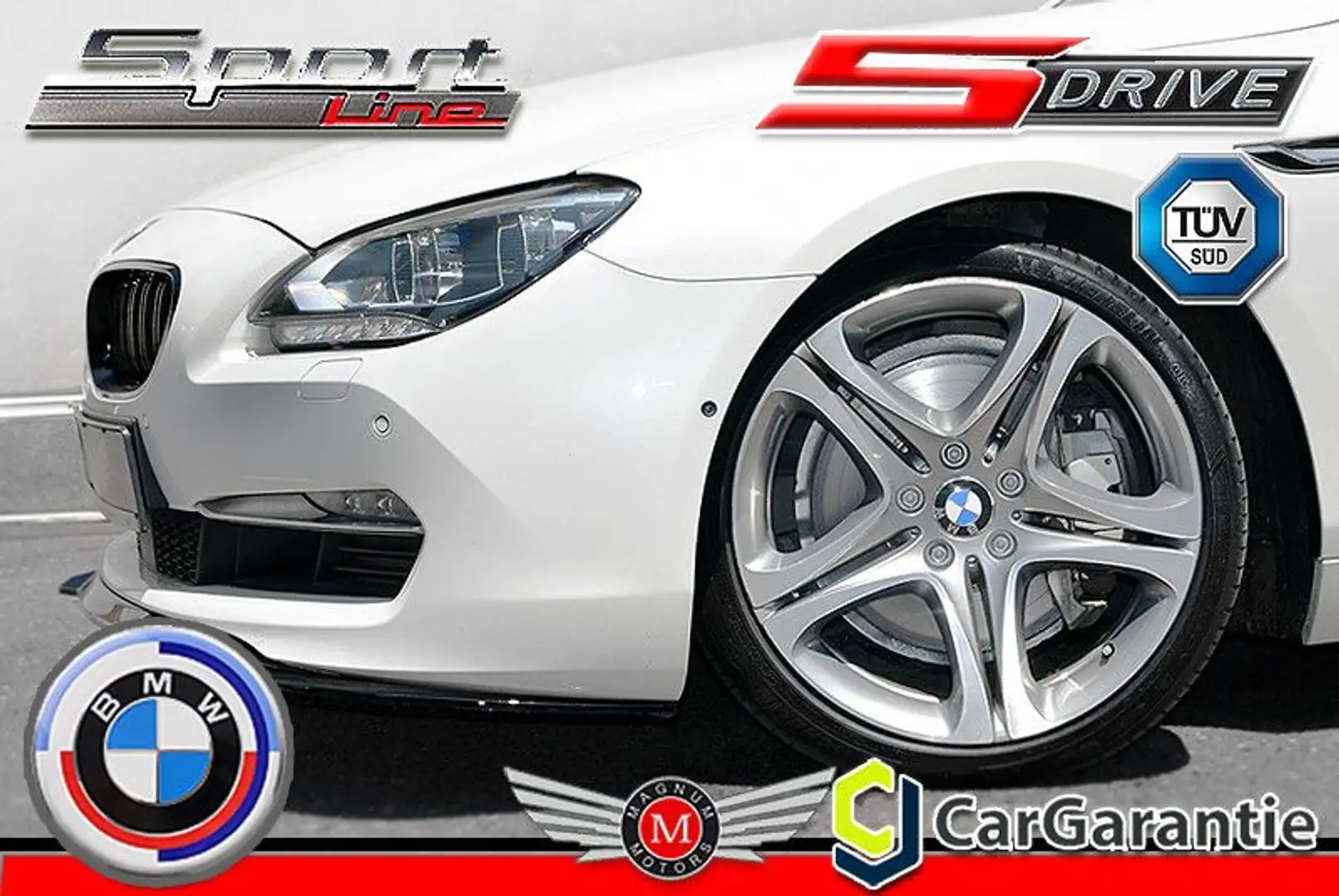 BMW 640 d COUPE *Head-Up*B&O*360°Cam* Blanc - 1