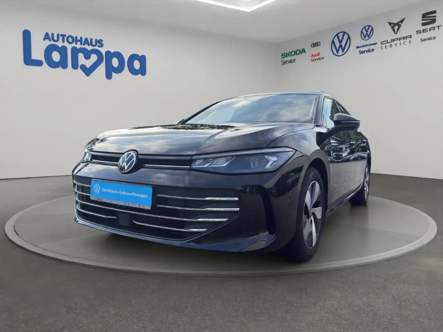 Volkswagen Passat Business 1.5 eTSI DSG AHK, ACC, RFK, SHZ Schwarz - 2