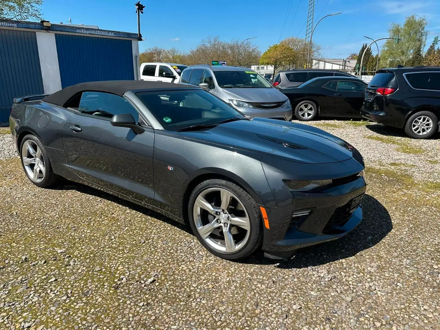 Chevrolet Camaro 6,2 SS Aut Cabrio Leder  Top Zustand Sale Grau - 2