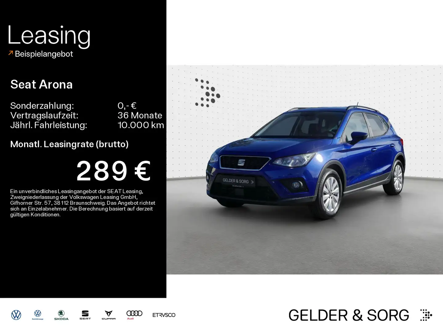 SEAT Arona 1.0TSI Style Rückfahrkam*Navi*DAB*Blindspo Blau - 1