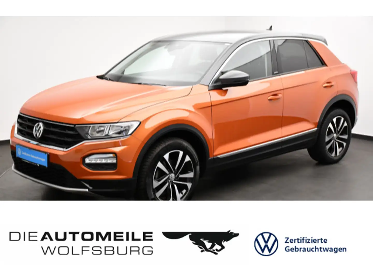 Volkswagen T-Roc 1.5 TSI United Standhzg/Einparkhi/Multilen Orange - 1