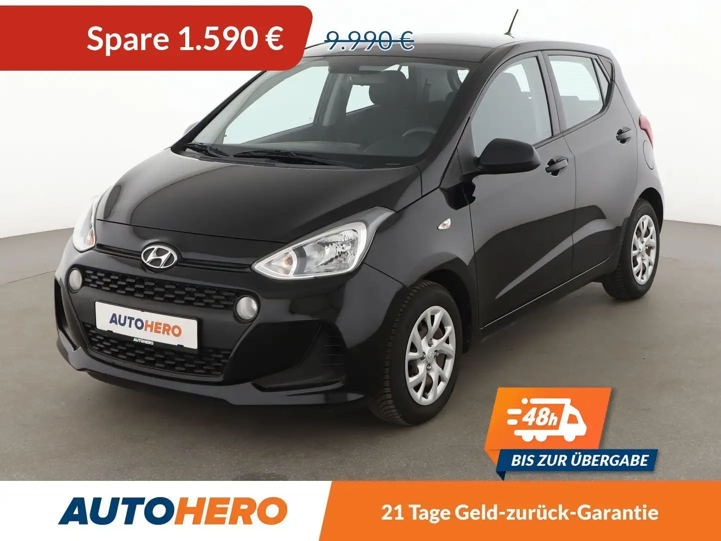 Hyundai i10 1.0*KLIMA*WENIG-KM*USB*GARANTIE* Nero - 1