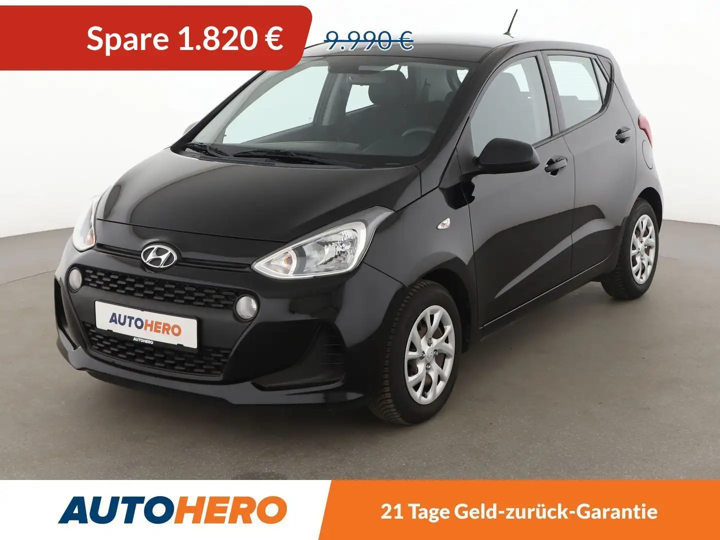 Hyundai i10 1.0*KLIMA*WENIG-KM*USB*GARANTIE* Noir - 1