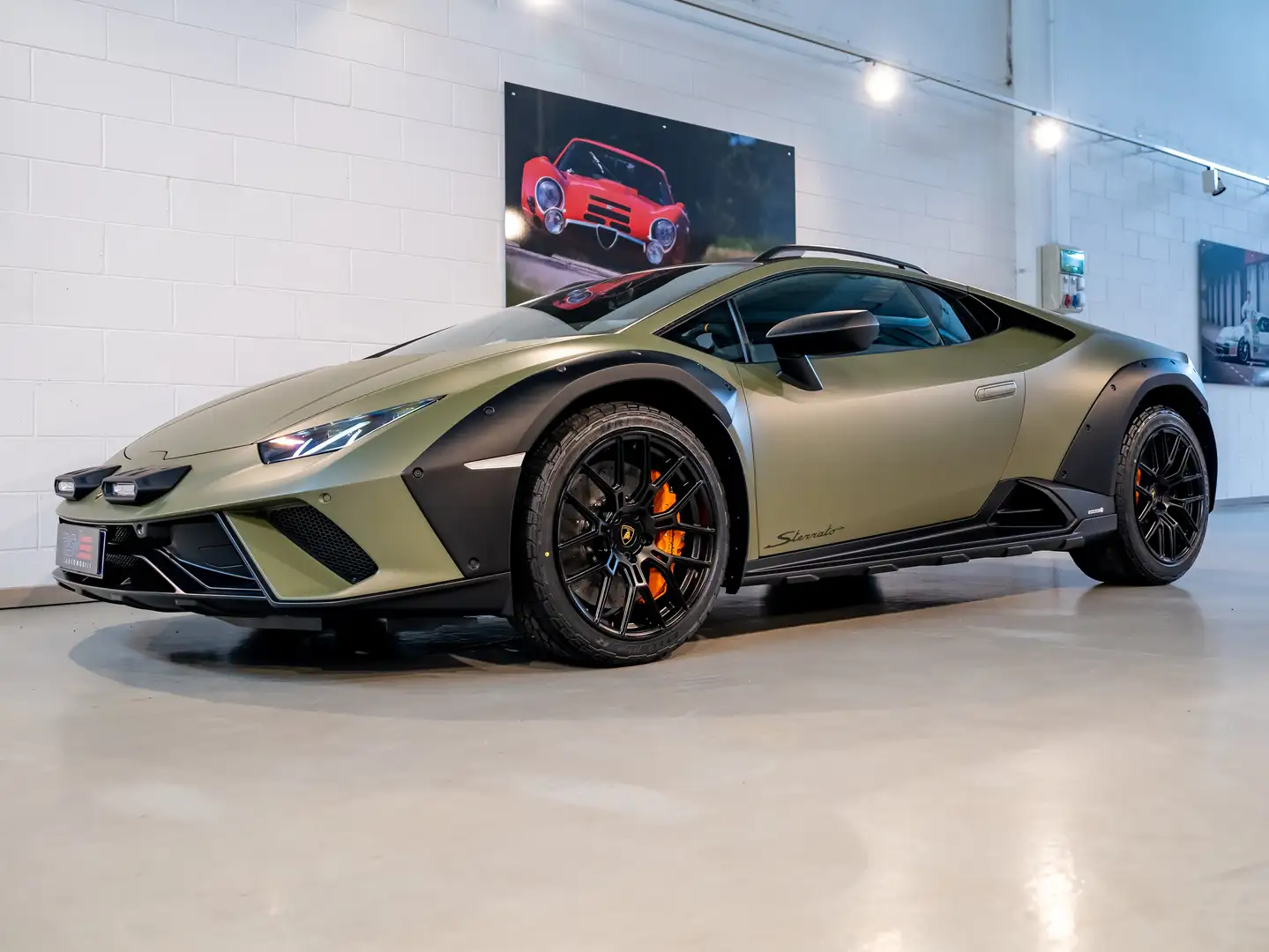Lamborghini Huracán STERRATO 5.2+1of1499+sedile race+full Alcantara+ Zelená - 1