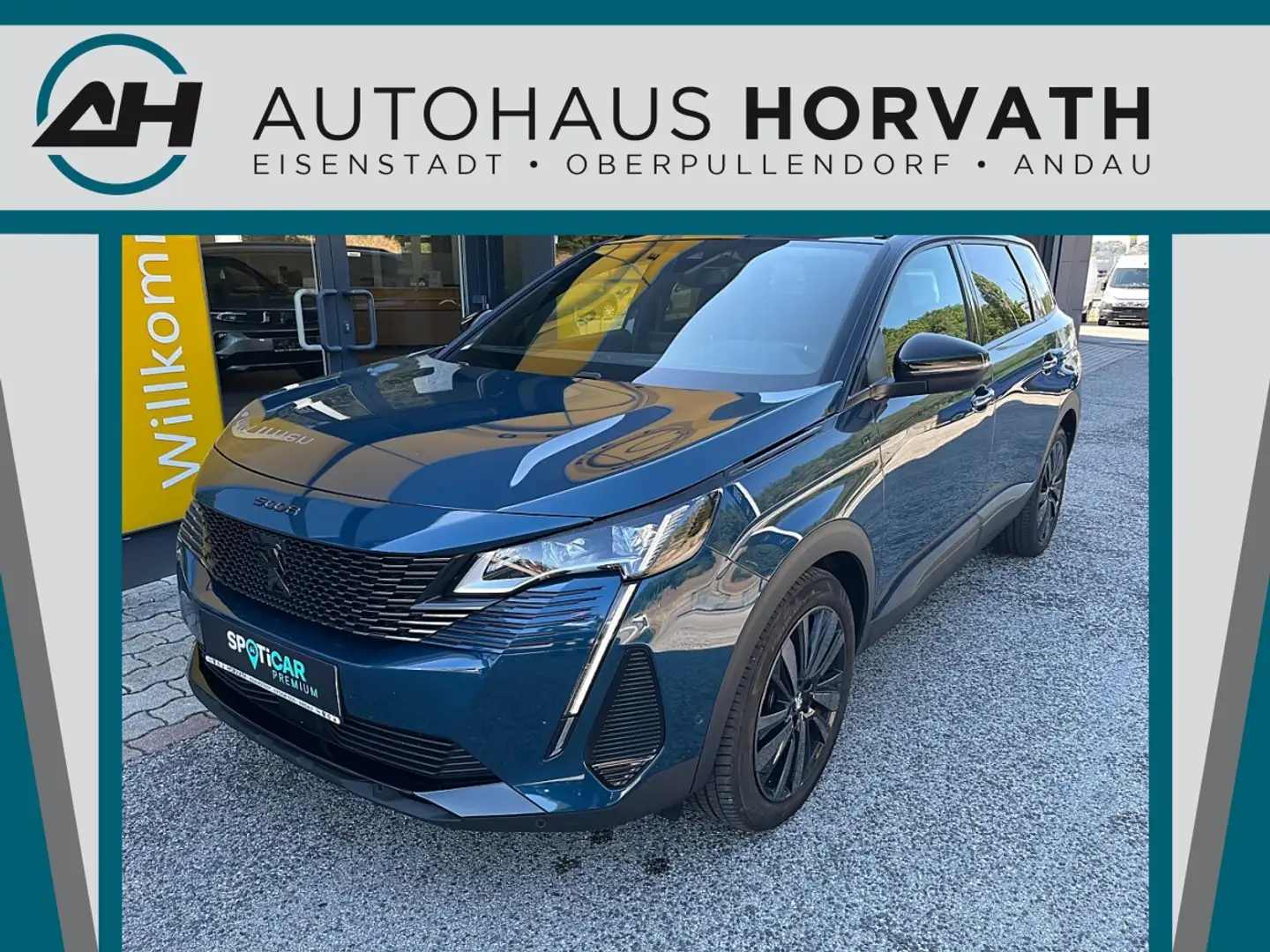 Peugeot 5008 BlueHDI 130 EAT8 GT!VOLL!7-SITZER! Blau - 1