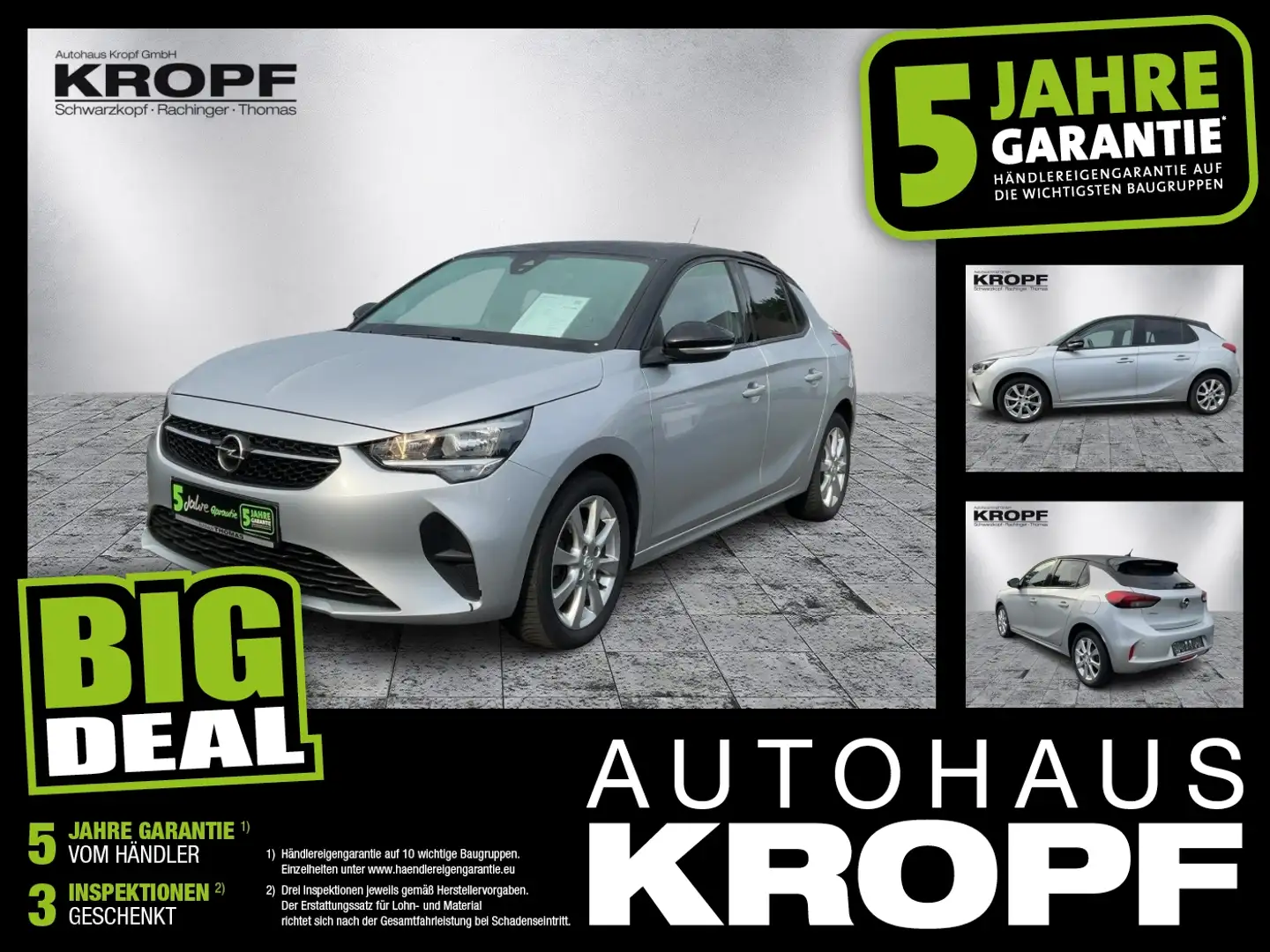 Opel Corsa F 1.2 T Edition FIN ab 2,99% Navi+SHZ+PDC Argent - 1