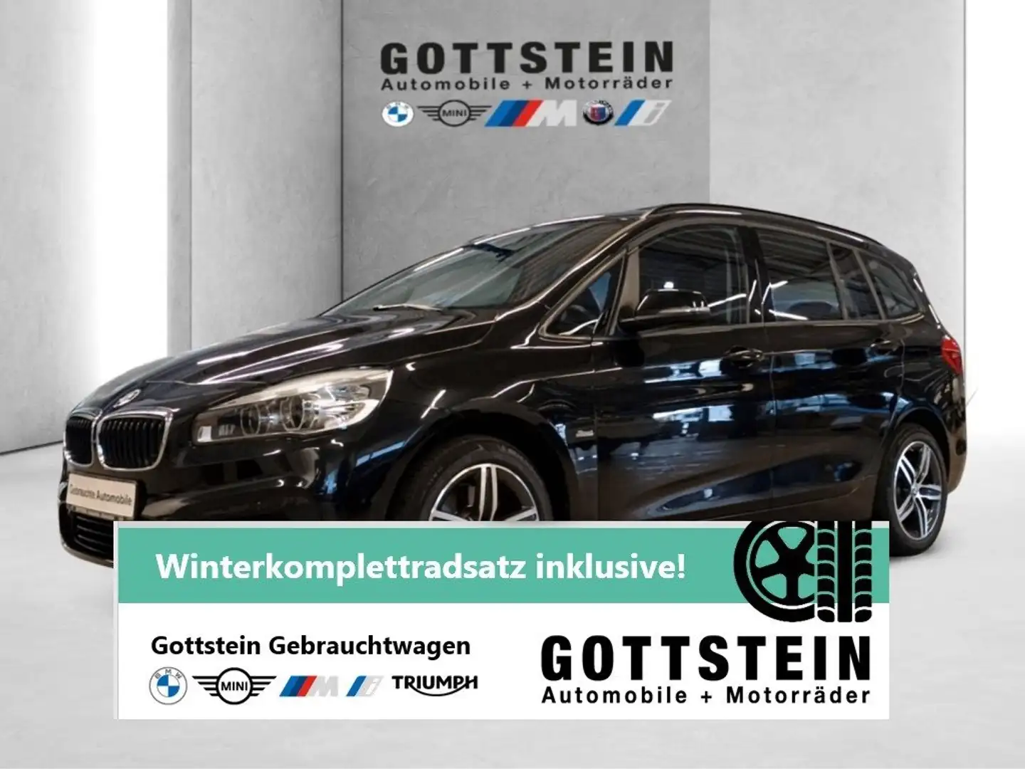 BMW 220 i 5. Türer / Gran Tourer / Aut. / Sport Line Schwarz - 1