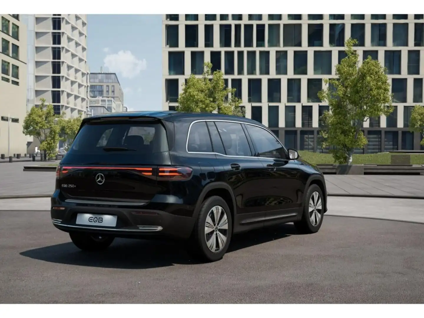 Mercedes-Benz EQB 250 + Progressive/LED/Dist/Memo/Ambi/Cam/Totw Schwarz - 2