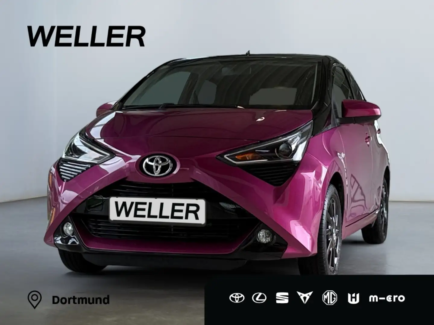 Toyota Aygo 1.0 x-cite*KLIMA*ALU*KAMERA*BLUETOOTH Violett - 1