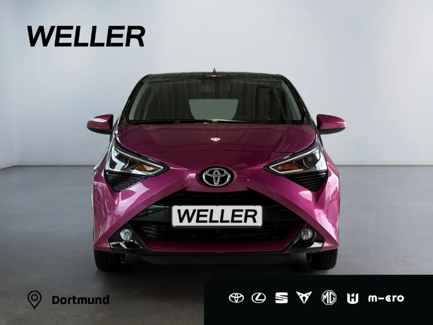 Toyota Aygo 1.0 x-cite*KLIMA*ALU*KAMERA*BLUETOOTH Violett - 2