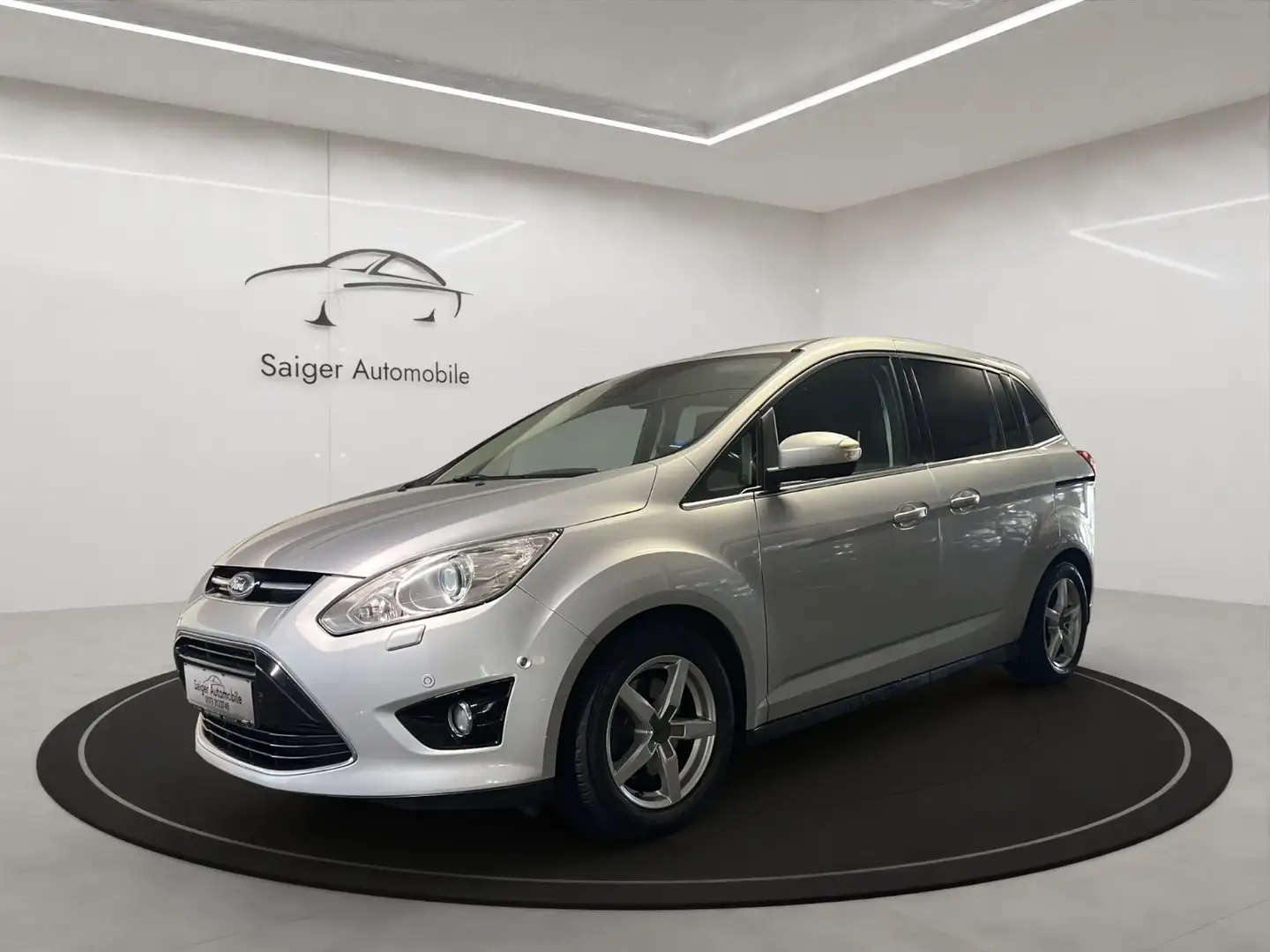 Ford Grand C-Max Ford Grand C-MAX Titanium Navi Sch  Ahk Argent - 1