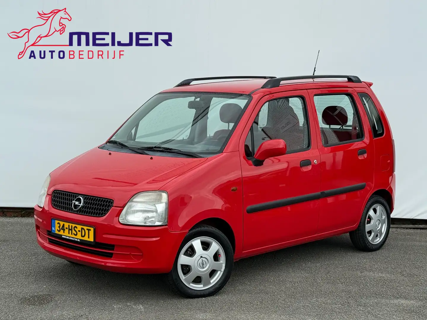 Opel Agila 1.2-16V Color Edition Sportvelgen | Dakrails | Ele Červená - 1