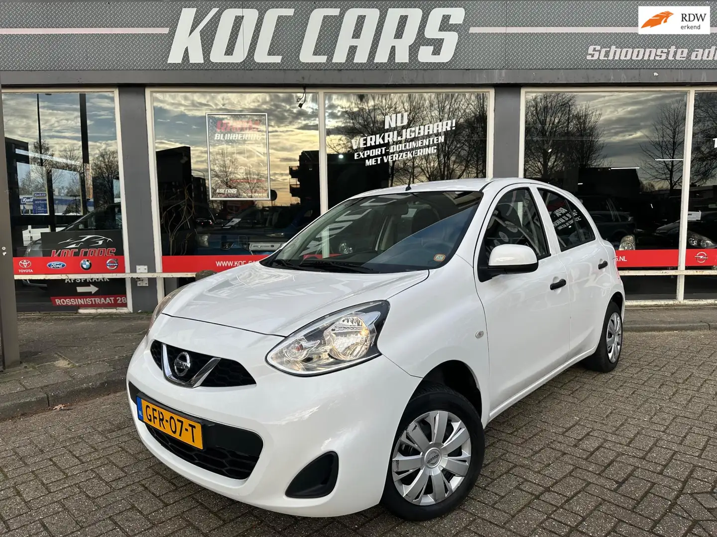 Nissan Micra 1.2 Acenta Blanc - 1
