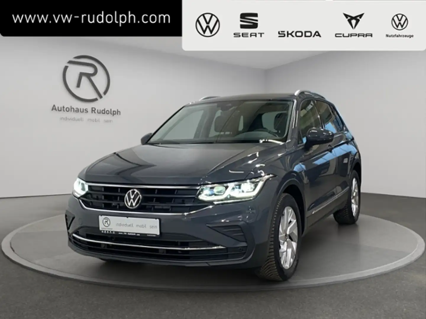 Volkswagen Tiguan 2.0 TDI DSG Active Tiptronic / Navi Grau - 1