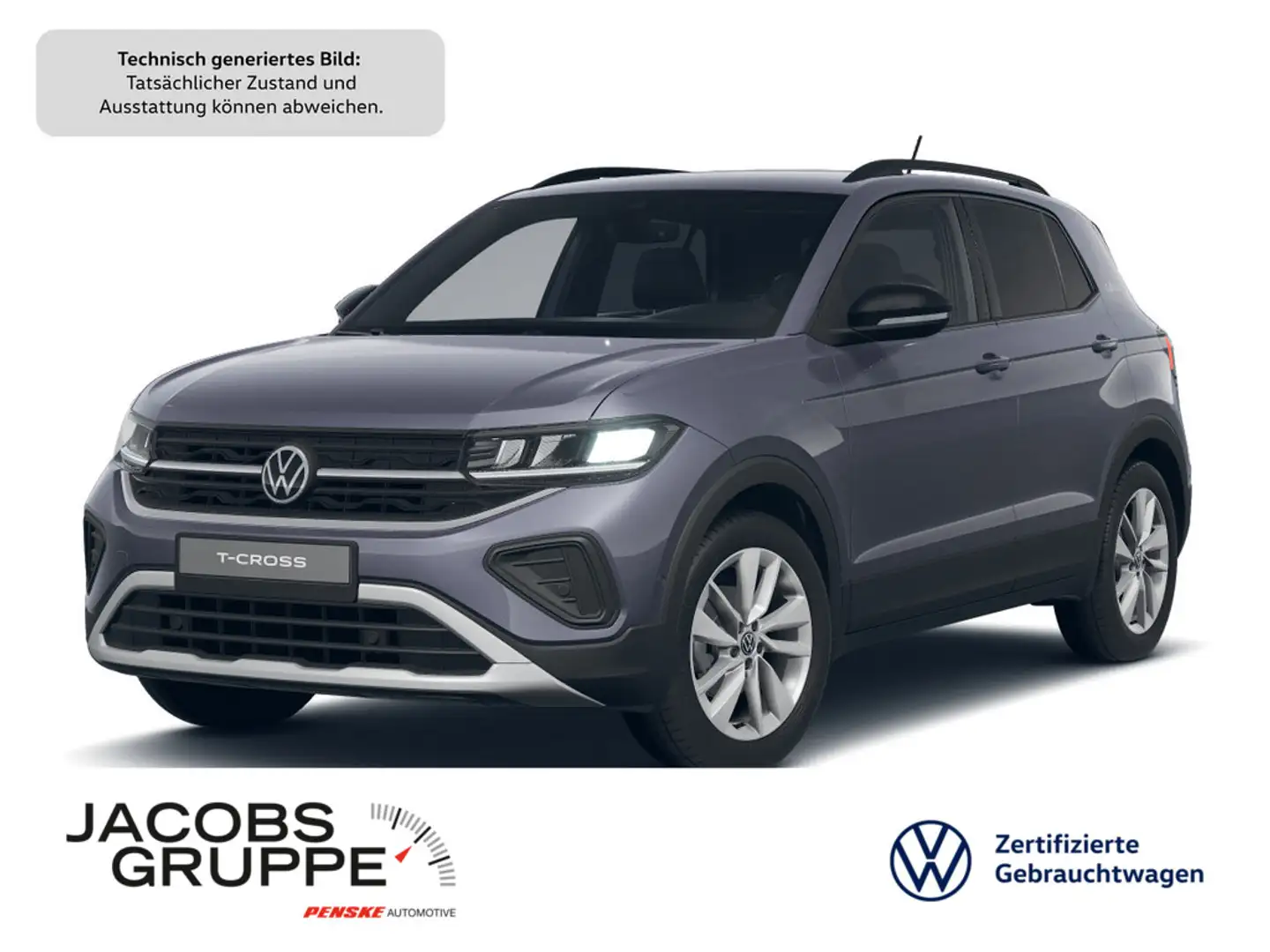 Volkswagen T-Cross 1.0 TSI Goal Navi*AHK*SHZ*ACC*LED Grau - 1