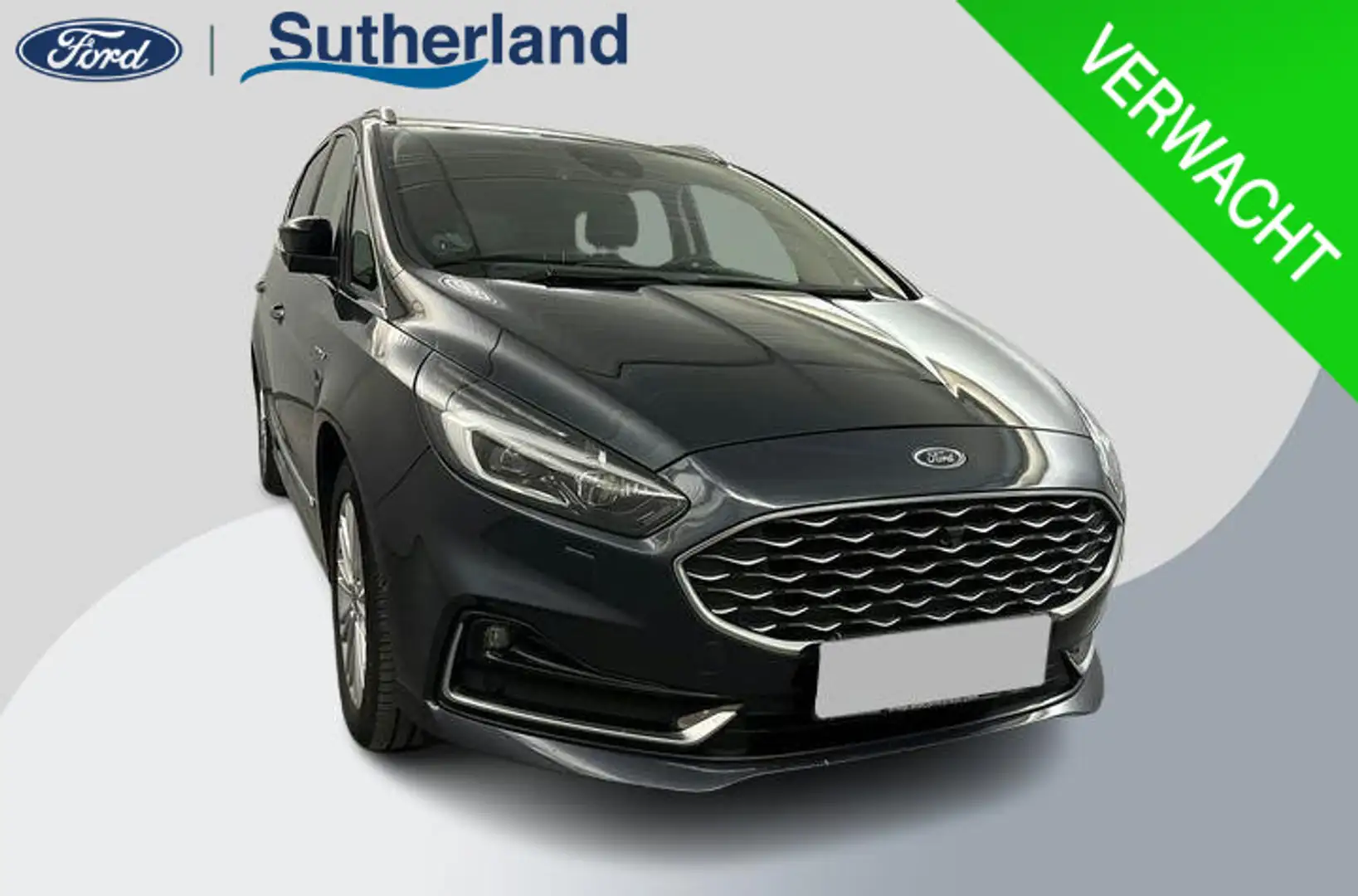 Ford S-Max 2.5 FHEV 7p Vignale 190pk | Full LED | Sony Naviga Blauw - 1