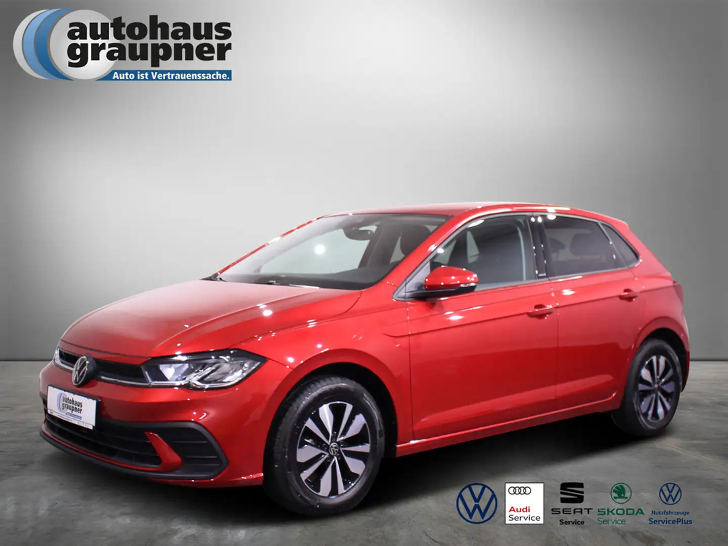 Volkswagen Polo 1.0 TSI DSG MOVE PDC NAVI LED Rot - 1