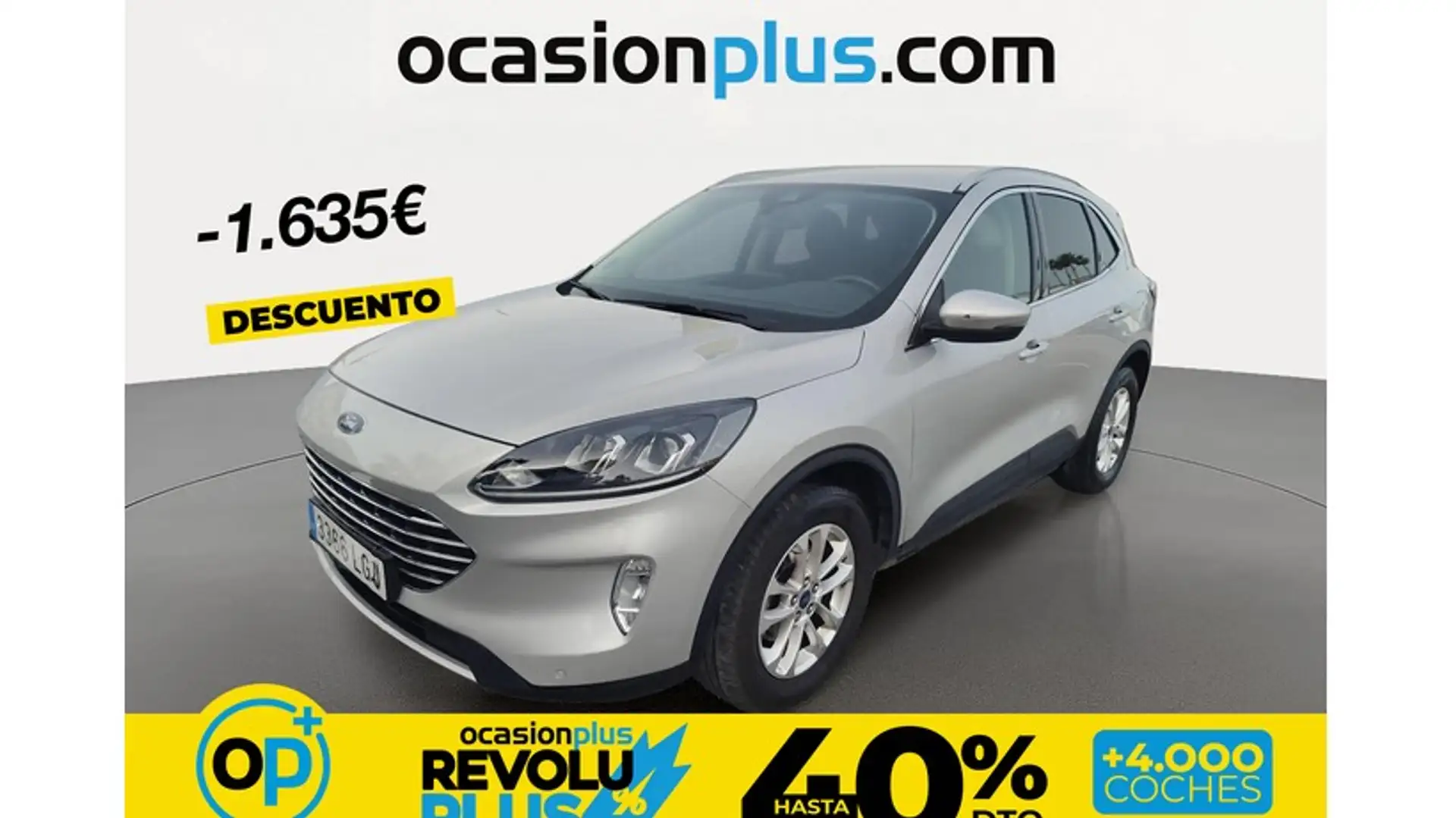 Ford Kuga 2.0 EcoBlue MEHV Titanium FWD 150 Plateado - 1