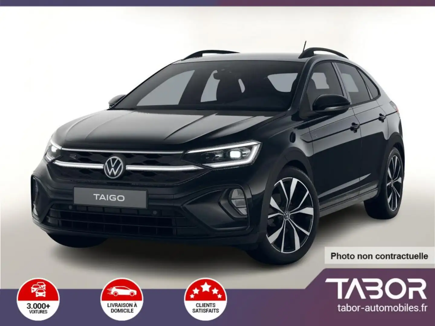 Volkswagen Taigo 1.0 TSI 115 DSG R-Line Matrix Noir - 1