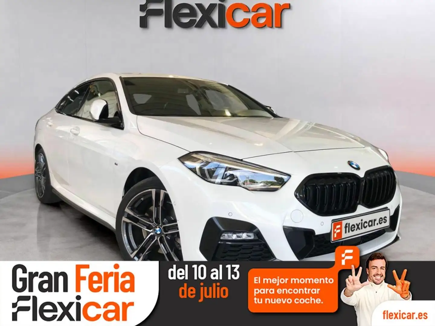 BMW 216 216d DCT Gran Coupe Blanc - 1
