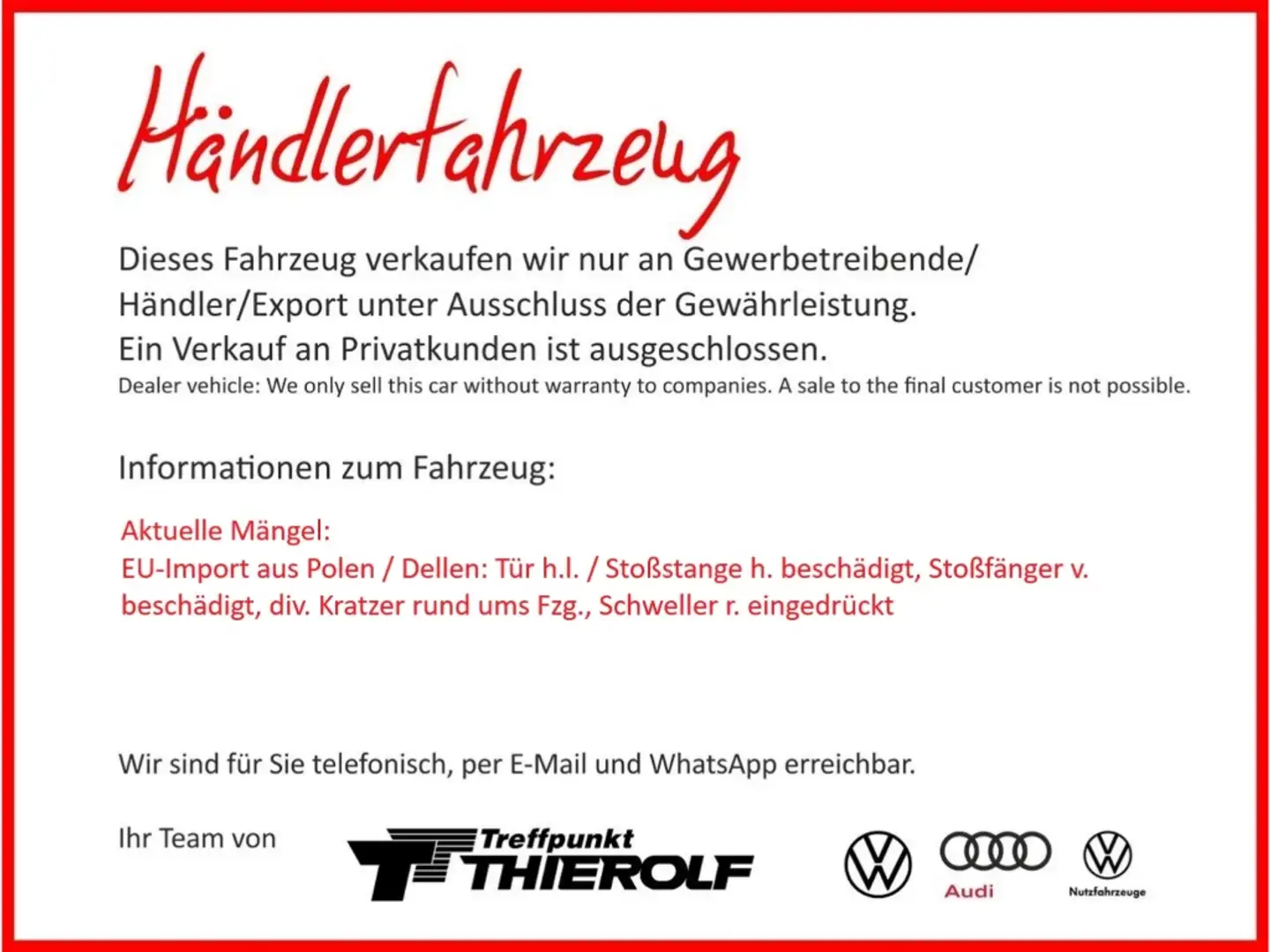 Volkswagen Caddy 2.0 TDI Trendline nur an Gewerbe! Blanc - 2