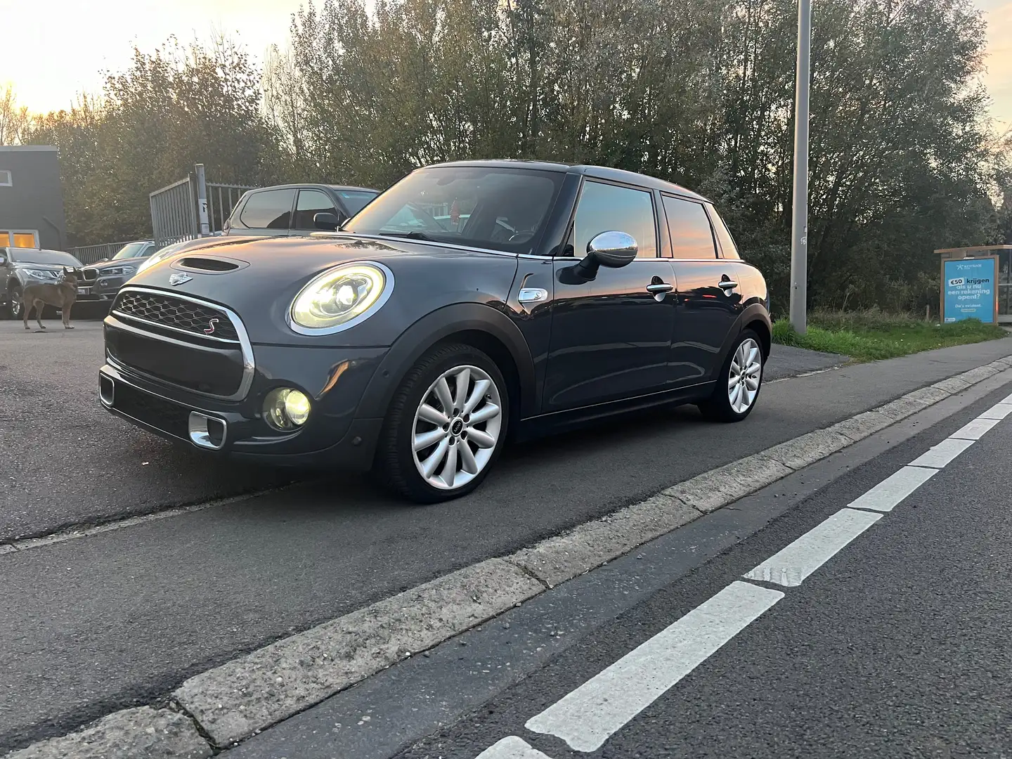 MINI Cooper S 2.0AS Cooper S AUTOMATIC FULL GPS CUIR CREDIT100% Gris - 1