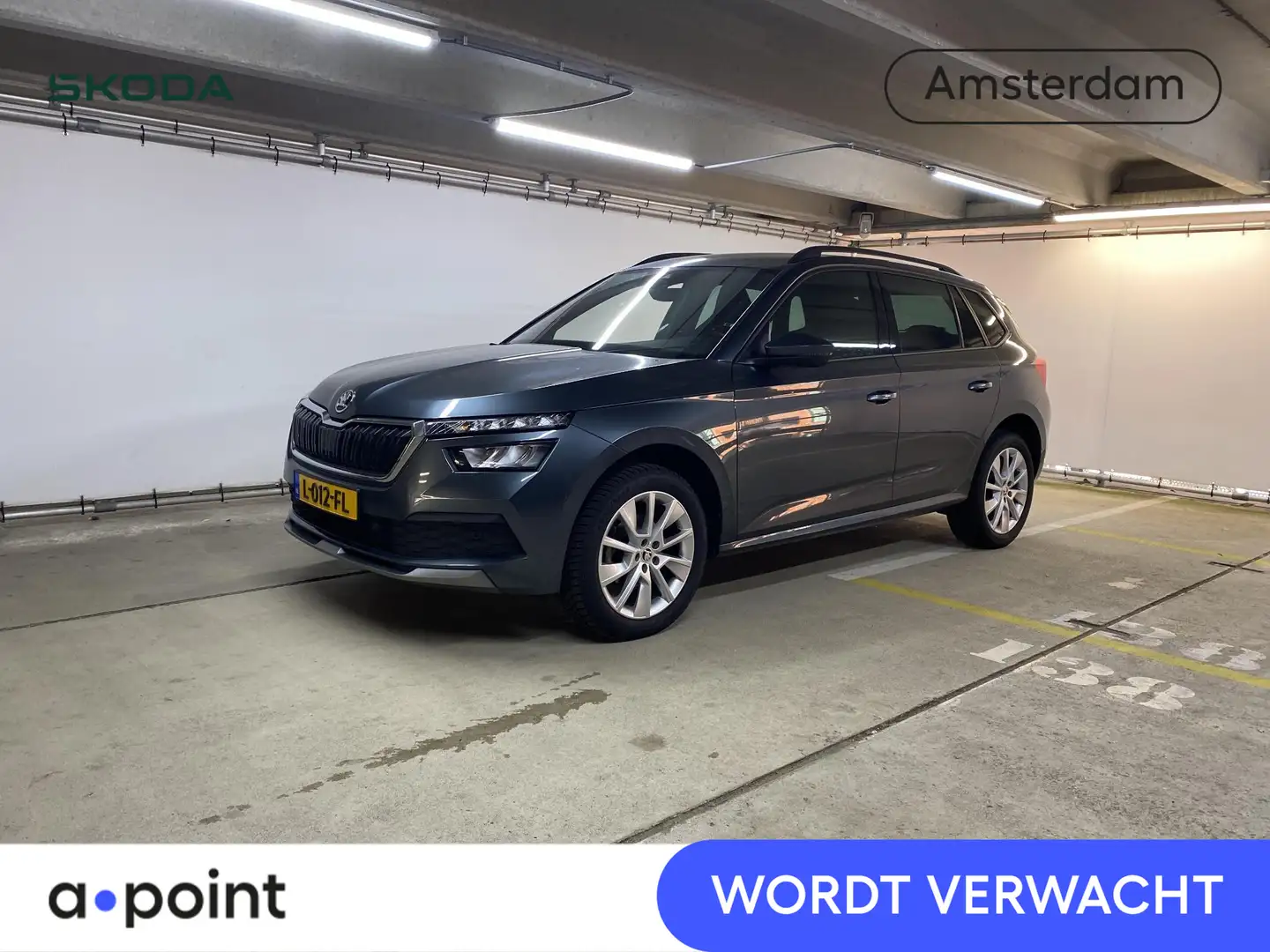 Skoda Kamiq 1.0 TSI Sport Business 110 pk | Navigatie via App Grijs - 1