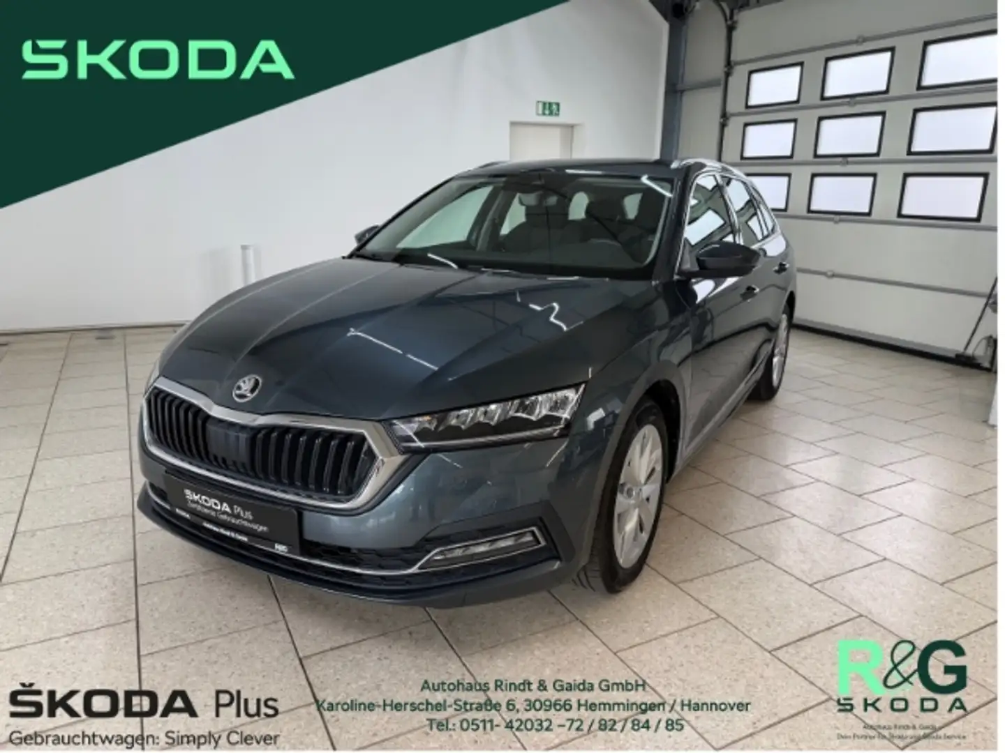 Skoda Octavia Combi Style 1.5 TSI ACT DSG Navi ACC AHK LaneAssis Gris - 1
