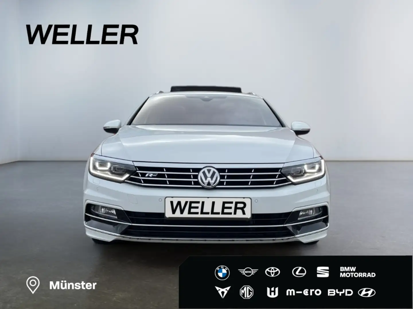 Volkswagen Passat Variant 2.0 TSI DSG R-Line *LED*ACC*Pano*HUD*DYN* Weiß - 2